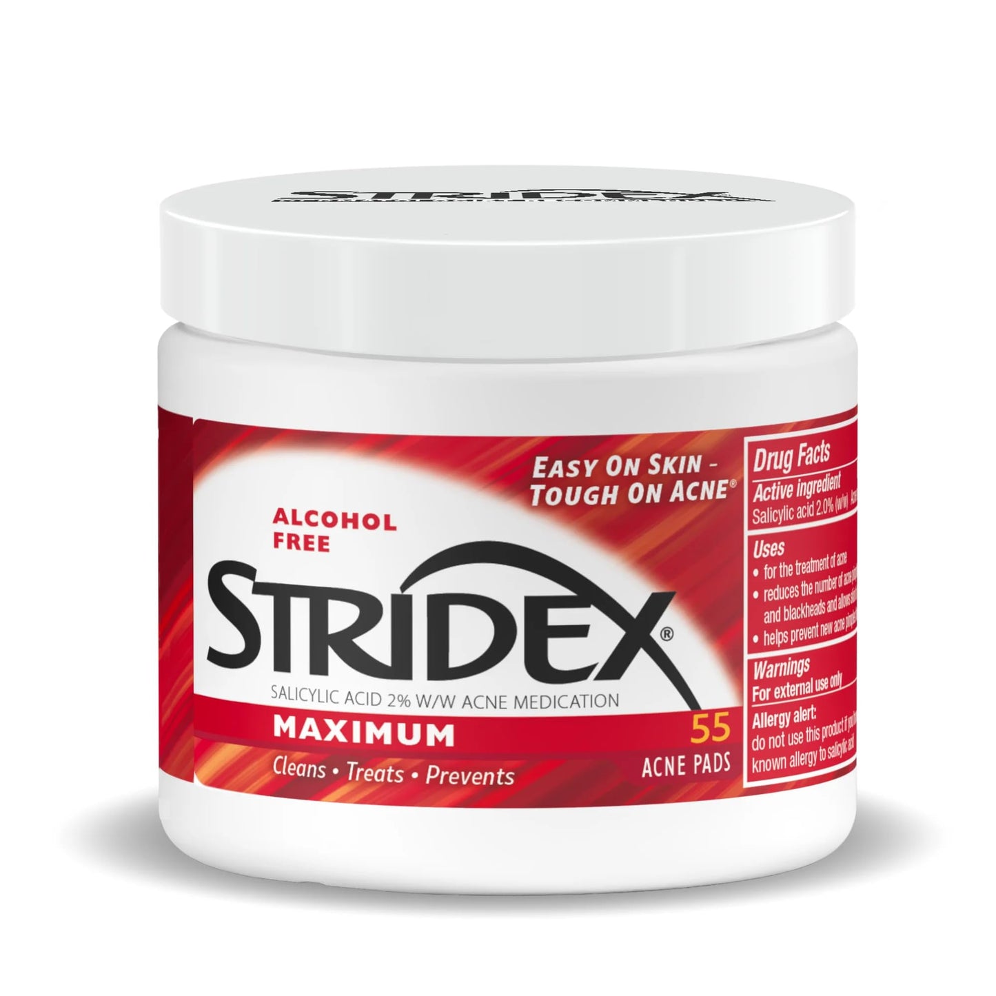 Stridex Maximum Strength Medicated Acne Pads — 90 Count